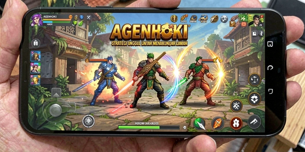 Tampilan gameplay Strategy yang menegangkan dan mendebarkan.