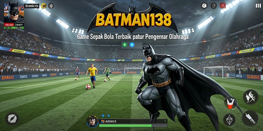 Tampilan gameplay menakjubkan dari BATMAN138 yang menyajikan aksi sepak bola nyata.