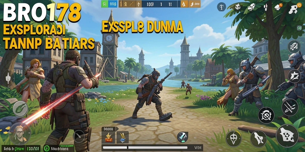 Gameplay BRO178 yang menakjubkan dengan eksplorasi dunia terbuka.