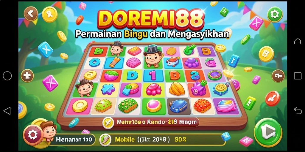 Gameplay seru DOREMI88 dengan berbagai tema Bingo.