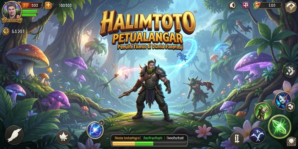 Gameplay menantang di dunia HALIMTOTO yang penuh petualangan.