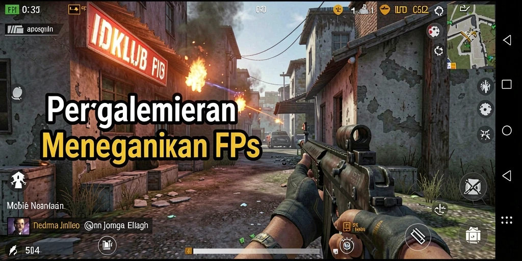 Gameplay menegangkan dalam IDKLUB dengan aksi intens.