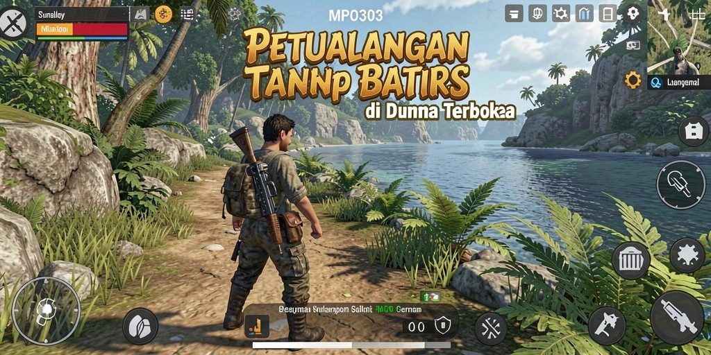Screenshot MPO303 menampilkan aksi seru dalam dunia terbuka yang luas.