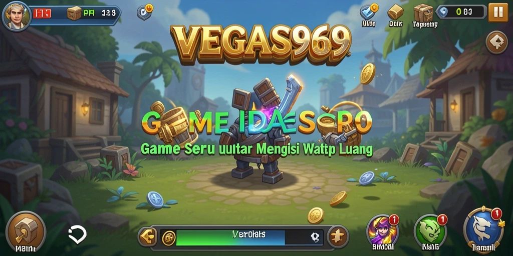 Tampilan menarik dari gameplay Idle VEGAS969.